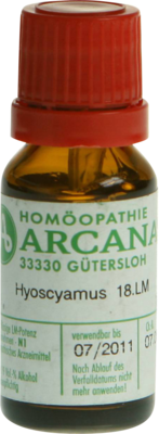 HYOSCYAMUS LM 18 Dilution