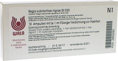 REGIO substantiae nigrae GL D 30 Ampullen