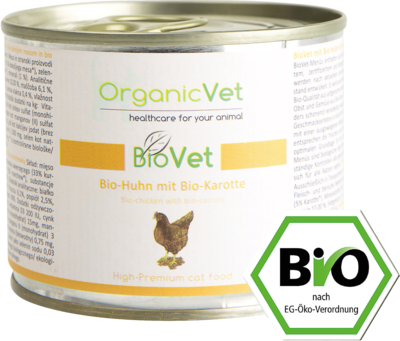 ORGANICVET BioVet mit Huhn f.Katzen