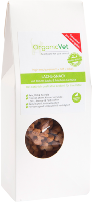 ORGANICVET Katze Leckerli Lachs-Snack