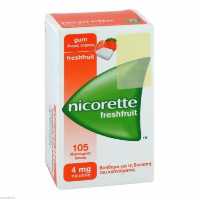 NICORETTE Kaugummi 4 mg freshfruit