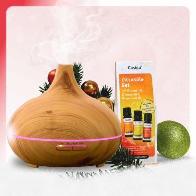 Geschenkset Aroma Diffuser + Zitrusöleset