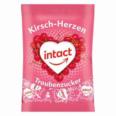 INTACT Traubenzucker Beutel Herzen