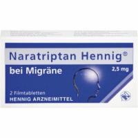 NARATRIPTAN Hennig bei Migräne 2,5 mg Filmtabl.