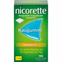 NICORETTE Kaugummi 4 mg freshfruit