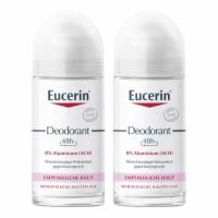 EUCERIN Deodorant Roll-on 0% Aluminium Doppelpack